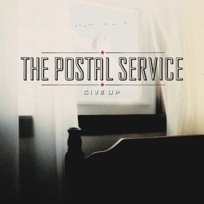 VINILO POSTAL SERVICE / GIVE UP - BLUE W/ METALLIC SILVER1