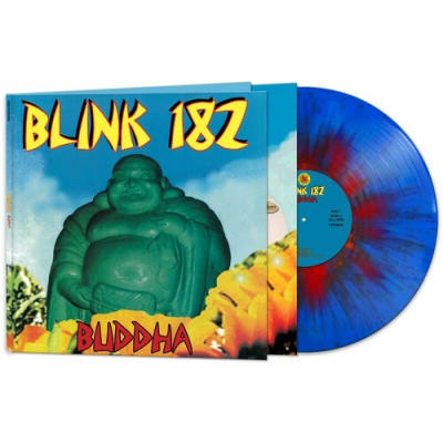 VINILO BLINK-182 Buddha - Blue/Red Splatter1