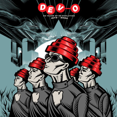 VINILO DEVO / 50 YEARS OF DE-EVOLUTION 1973-2023 (2LP/RED & BLUE VINYL)1