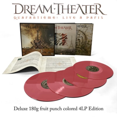 VINILO DREAM THEATER / QUARANTIEME: LIVE A PARIS (4LP/FRUIT PUNCH COLORED VINYL)1