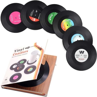 POSAVASOS VINILO SET 6 PZAS. 10,5 CMS