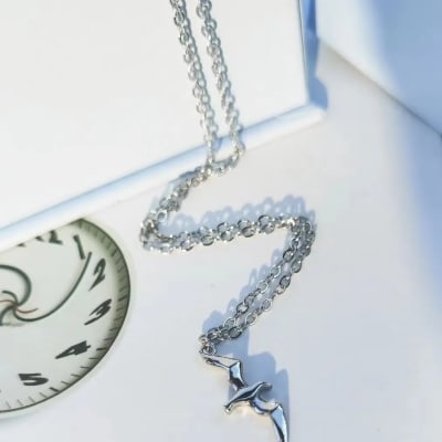 Collar Gaviota Grabado