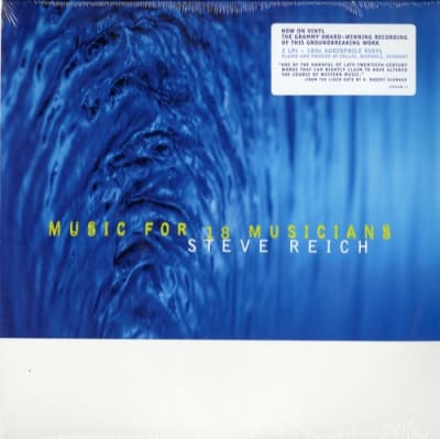 VINILO REICH,STEVE / MUSIC FOR 18 MUSICIANS (180G) 2LP1