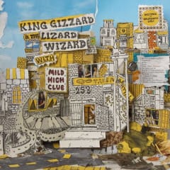 VINILO KING GIZZARD & THE LIZARD WIZARD MILD HIGH CLUB  SKETCHES OF BRUNSWICK EAST (YELLOW W/ BLUE SPLATT