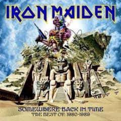 CD IRON MAIDEN SOMEWHERE BACK IN TIME BEST 1980/89