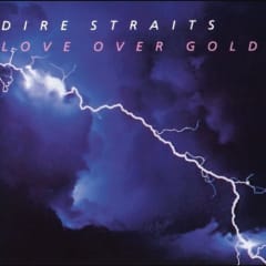 VINILO DIRE STRAITS  LOVE OVER GOLD