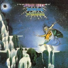 VINILO URIAH HEEP  DEMONS & WIZARDS