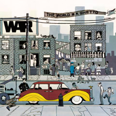 VINILO WAR  WORLD IS A GHETTO