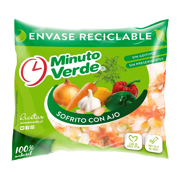 Sofrito con Ajo Minuto Verde 500g Full Congelados
