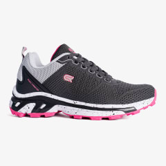 Zapatillas Cr Forward OUTDOOR TREKKING mujer plomo oscuro fucsia