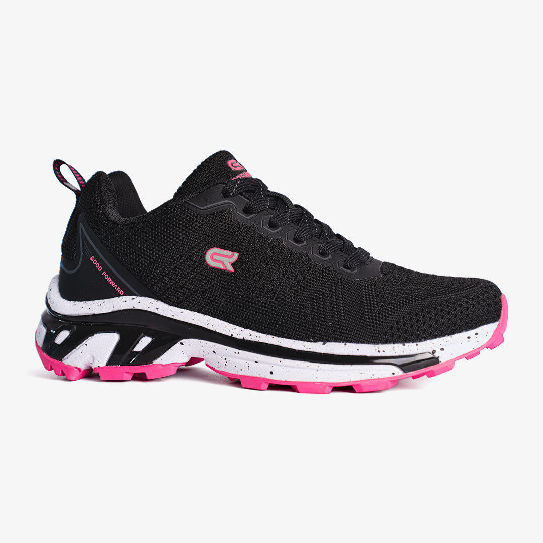Zapatillas Cr Forward OUTDOOR TREKKING  mujer negro fucsia1