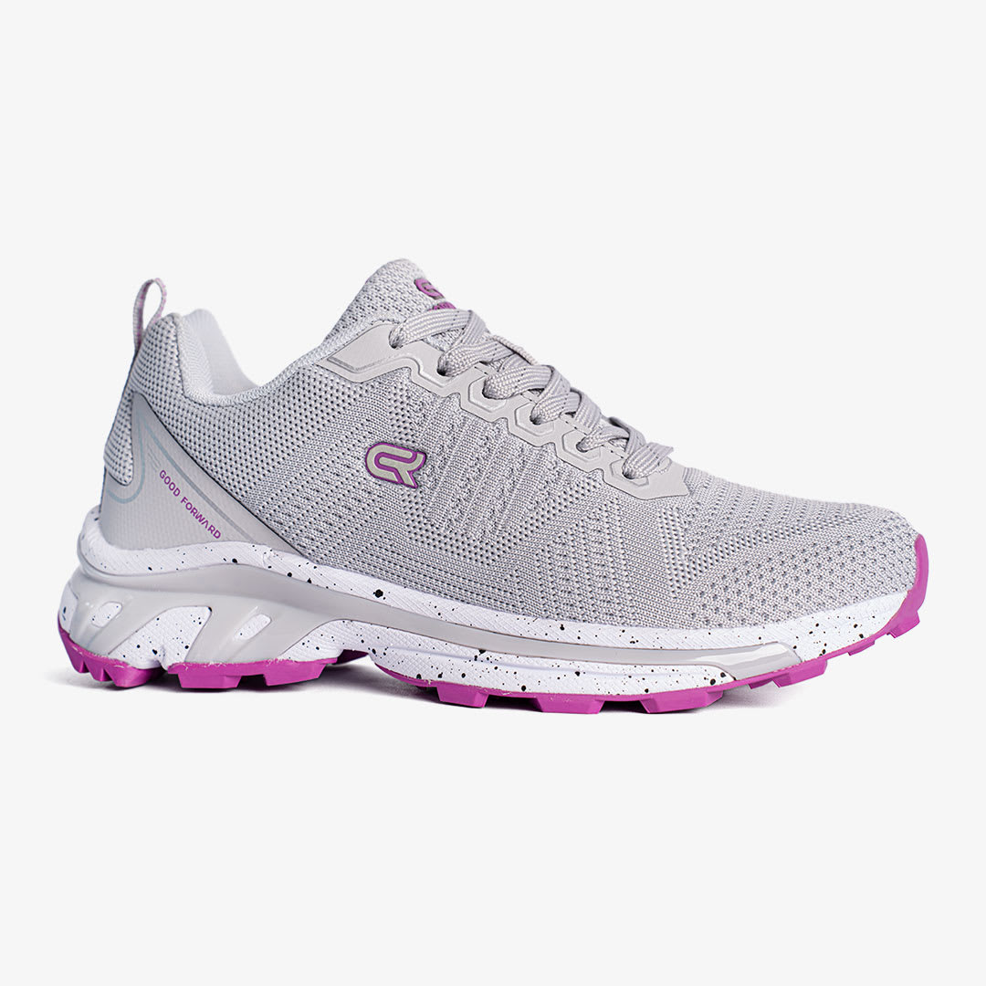 Zapatillas Cr Forward OUTDOOR TREKKING  mujer plomo morado1