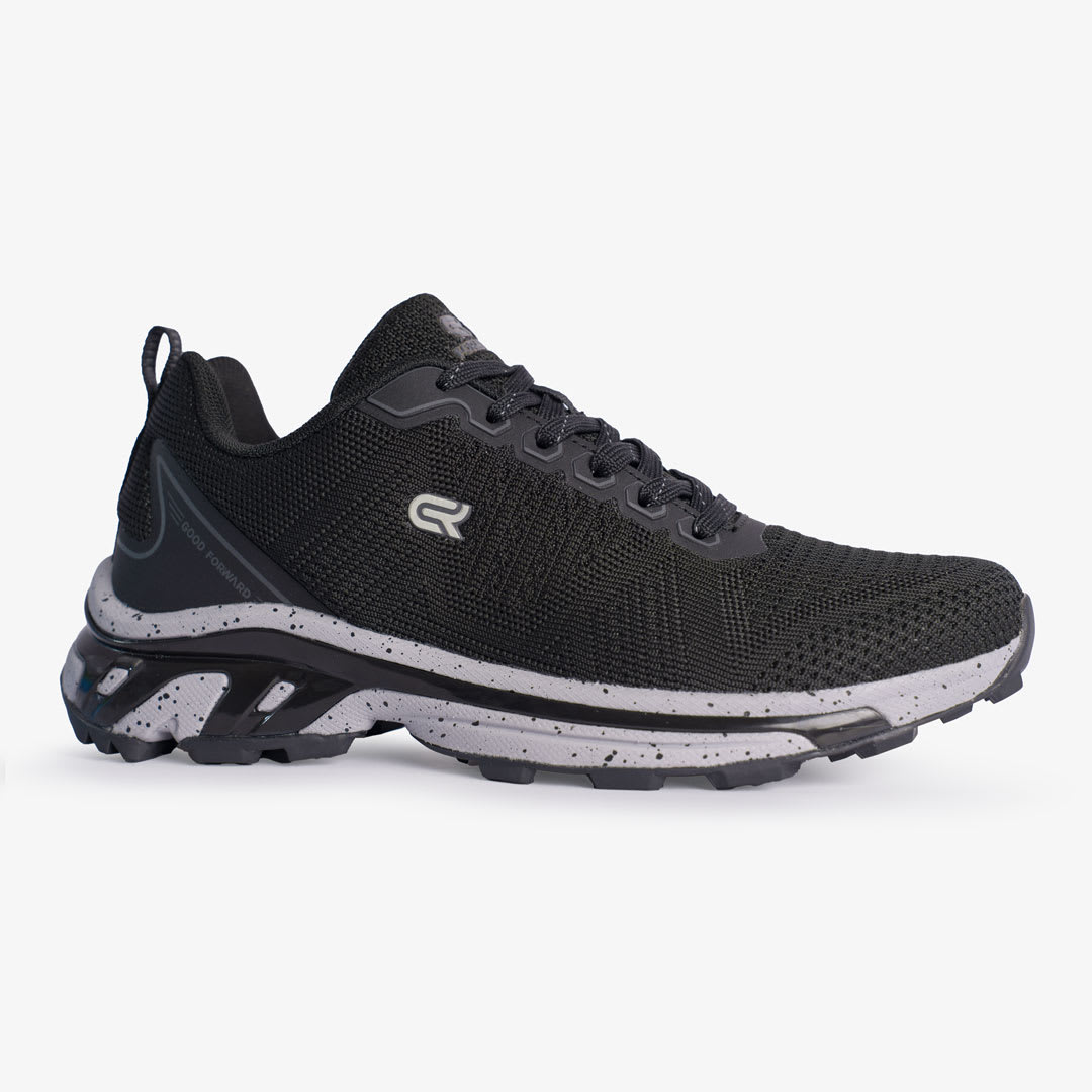 Zapatillas Cr Forward OUTDOOR TREKKING juvenil negro plomo1