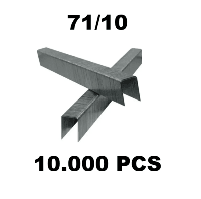 CORCHETES PARA ENGRAPADORA 71-10MM CAJA DE 10.000 UNIDADES