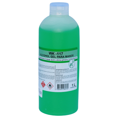 ALCOHOL GEL PARA MANOS WK-117 1 LITRO1