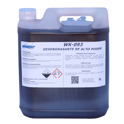 DESENGRASANTE DE ALTO PODER WK-093 5 LITROS