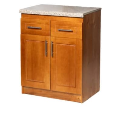 MUEBLE DE COCINA BERLIN MADERA NOGAL BASE 2 PUERTAS