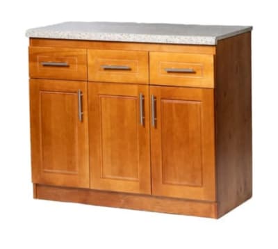 MUEBLE DE COCINA BERLIN MADERA NOGAL BASE 3 PUERTAS