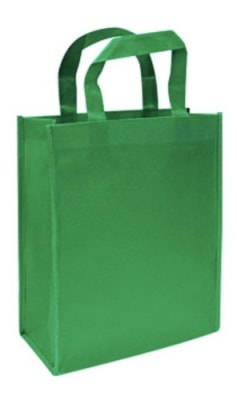 BOLSA TNT VERDE 32X40X9CM1