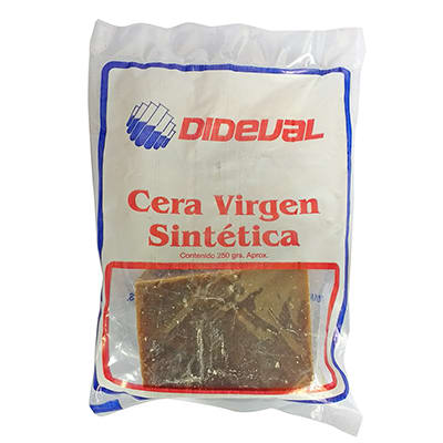 CERA VIRGEN SINTETICA 250 GRS.