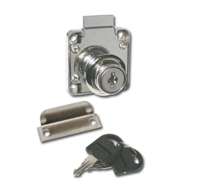 CERRADURA CUADRADA CROMADA