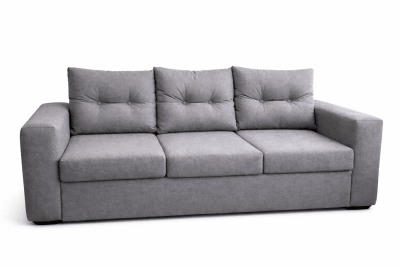 SOFÁ CONFORTABLE 3 CUERPOS GRIS