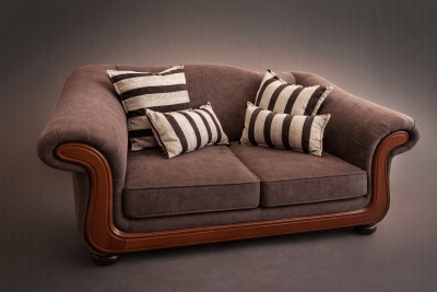 SOFA PARIS 2 CUERPOS CAFE CLARO