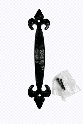MANILLA FLOR LYS 183MM NEGRA