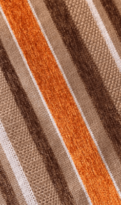 TELA CHENILLE MOSCU LISTADO NARANJO1