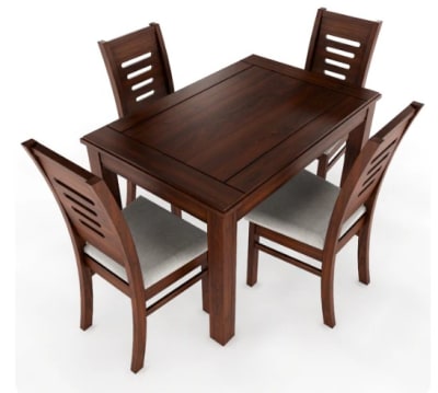 JUEGO DE COMEDOR ROMA 4 SILLAS NOGAL1