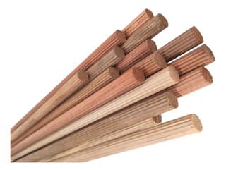 TARUGO ESTRIADO DE MADERA 1 METRO1