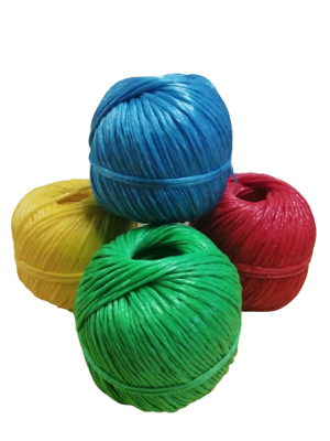 HILO PLÁSTICO OVILLO CHICO 80 GRAMOS COLORES1