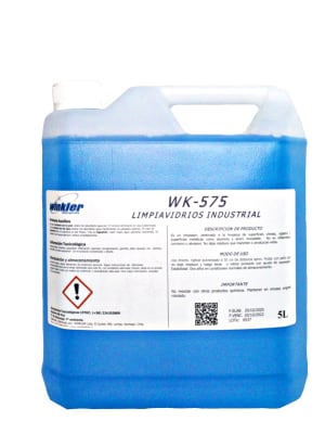 LIMPIAVIDRIOS INDUSTRIAL CONCENTRADO WK-575 5 LITROS1