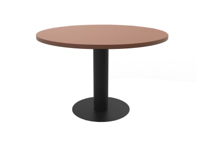 MESA REDONDA BASE DISCO 120x75 CM.