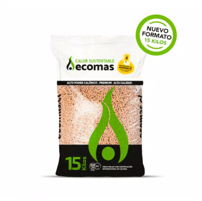 PELLET BOLSA 15 KG. ECOMAS