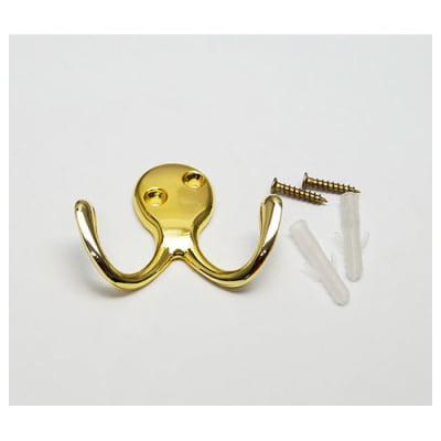 PERCHA DOBLE BRONCEADA