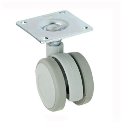 RUEDA 75 MM GRIS CON BASE