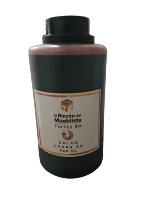 TINTA PARA MADERA COLOR CAOBA 1/2 LITRO
