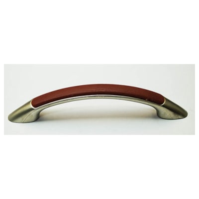 TIRADOR LOLOL SATIN 128MM CAOBA