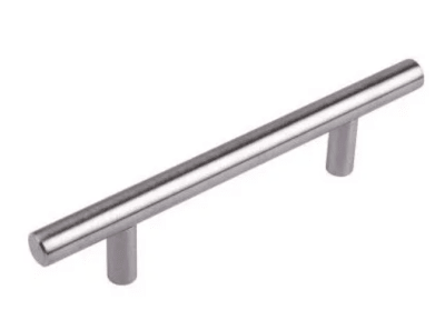 TIRADOR METÁLICO MACISO NIQUEL SATIN 12 MM 96/156 MM MADRID