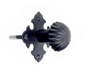 TIRADOR POMO 24 MM NEGRO