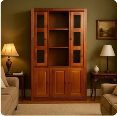 VITRINA BERLIN 3 CUERPOS NOGAL1