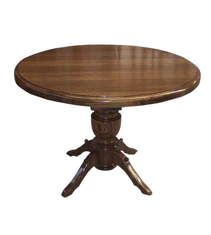 COMEDOR REDONDO CON EXTENSIÓN 6 SILLAS ITALIANAS 1
