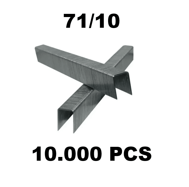 CORCHETES PARA ENGRAPADORA 71-10MM CAJA DE 10.000 UNIDADES 0