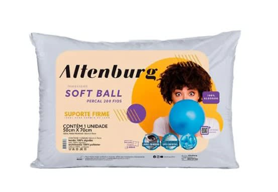 ALMOHADA SOFT BALL 70X50 100% ALGODON 0
