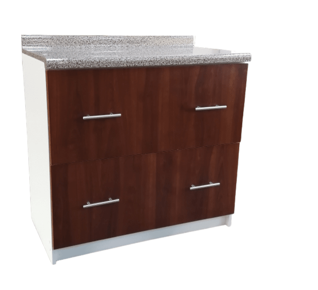 MUEBLE DE COCINA 2 CAJONES GRANDES 90X50 CM 0