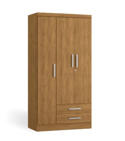 CLOSET LETICIA 3 PUERTAS 2 CAJONES NOGAL2