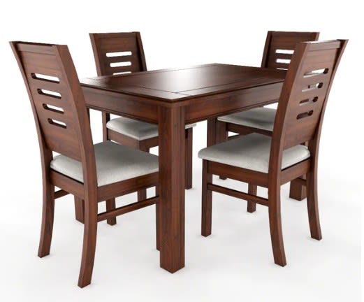 JUEGO DE COMEDOR ROMA 4 SILLAS NOGAL3