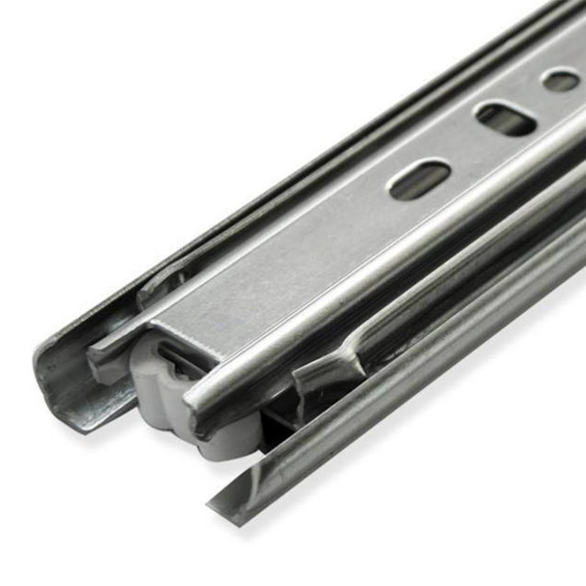 CORREDERA TELESC. CIERRE SUAVE ANGOSTA 50 CMS. 1