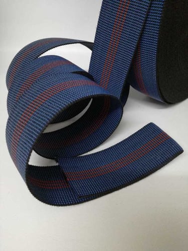 HUINCHA ELÁSTICA AZUL 50 MM 1